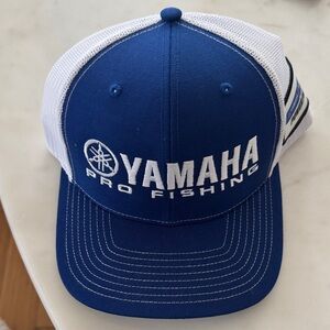 Yamaha Pro Fishing Blue and White Hat